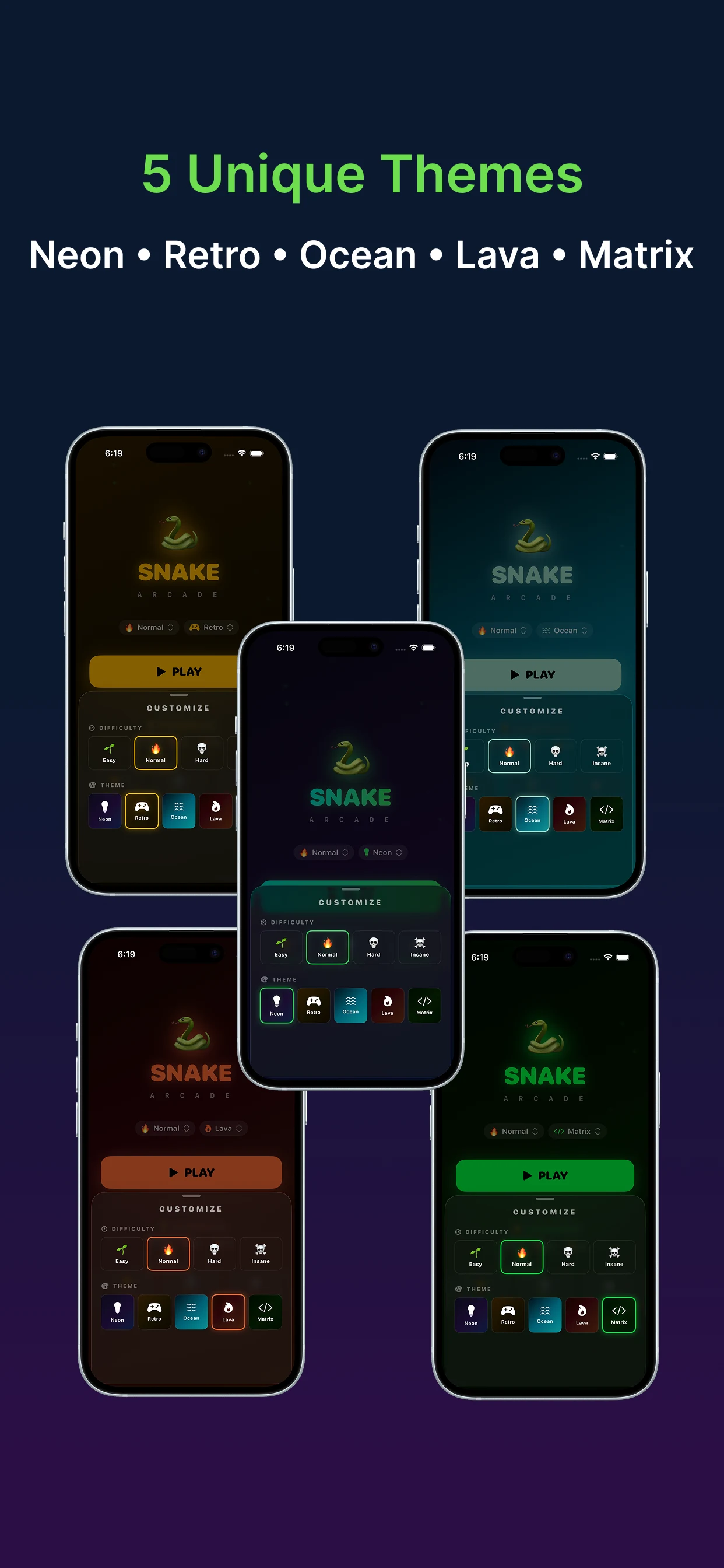 Snake Game Offline - No WiFi screenshot